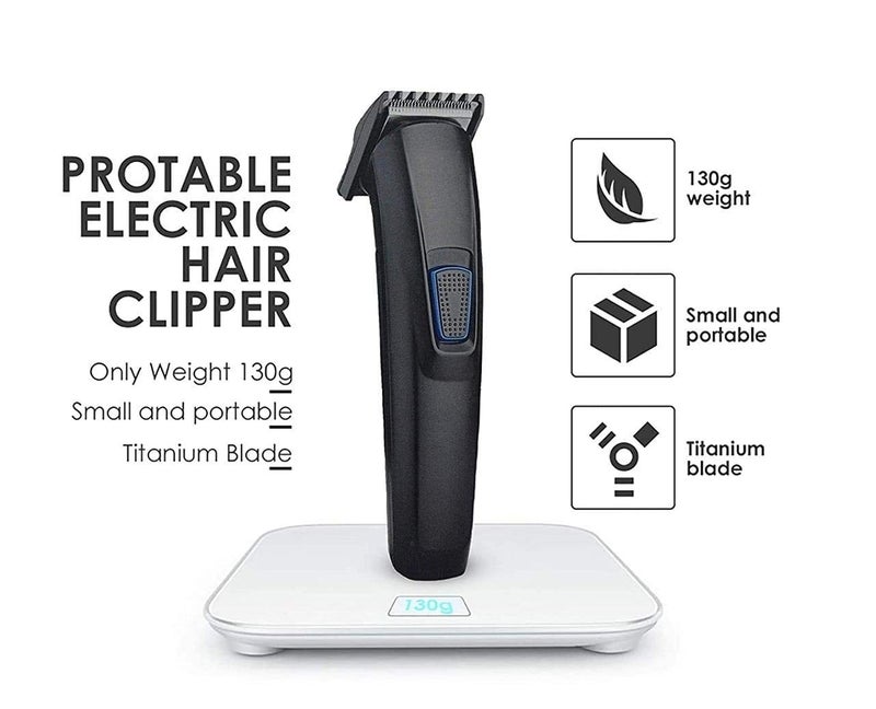 Concepta Men Professional Hair Clipper Design Perfect Shaver And Haircut Rechargeable Beard And Moustaches Hair Machine And Trimming With Cord And Without Cordless Use Black Colour - Image 3