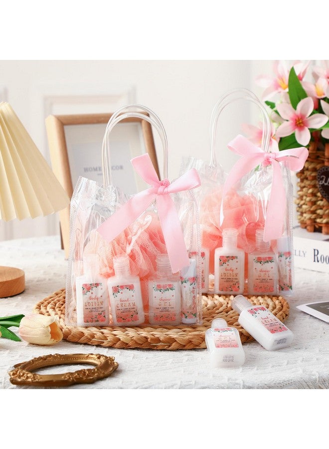 Demissle 6 Sets Baby Shower Game Prizes for Winners Baby Shower Favors Gifts Include Lip Balms Hand Creams Body Lotions Bath Loofah Sponges Gift Bags - Image 4