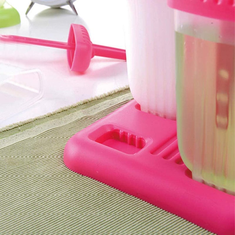 AIMERS Ice Pop Molds Food Grade Silicone Frozen Ice Popsicle Makers with Kitchen Tools Popsicle Molds Ice Lolly Moulds Great for Teething 6 Count - Image 5