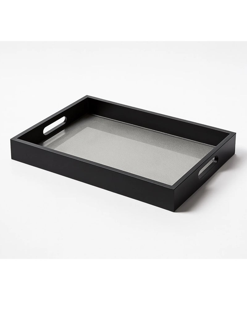 Wooden serving tray with a glass base, (beloved) luxurious design - Image 2