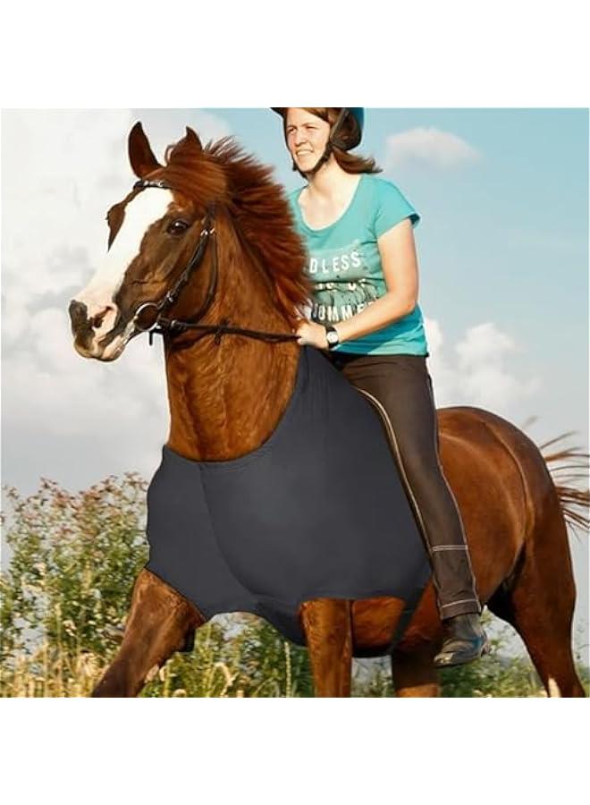 Generic Horse Sleazy Shoulder | Horse Stretchy Shoulder Guard | Horse Chest Saver Protector, Stretch Vest, Anti Rub Bib for Comfort & Protection - Image 4
