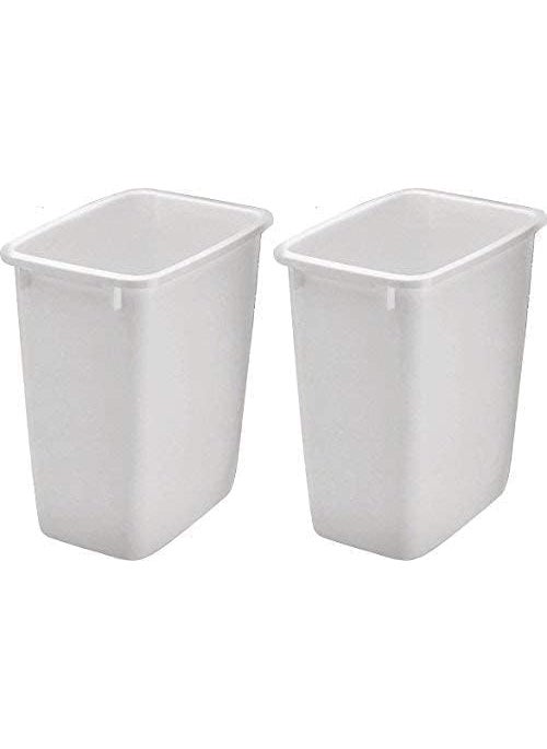 Rubbermaid Rubbermaid 2806TPWHT 36QT Open Wastebasket White Pack of 2  - Image 2