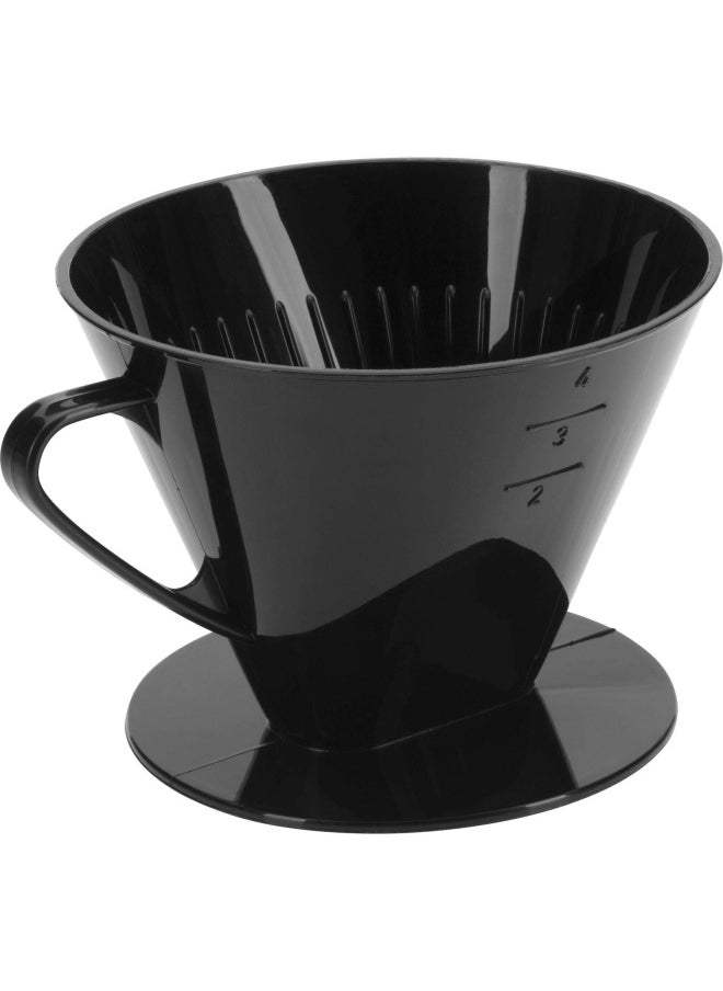 Coffee Filter Cone Four A Black