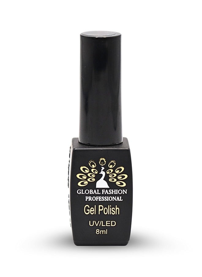 GLOBAL FASHION Black Elite Gel Polish 132 Colors Of Long-Lasting Elegance 8ml  - Image 2