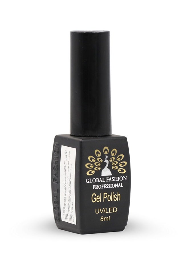 GLOBAL FASHION Black Elite Gel Polish 132 Colors Of Long-Lasting Elegance 8ml  - Image 3