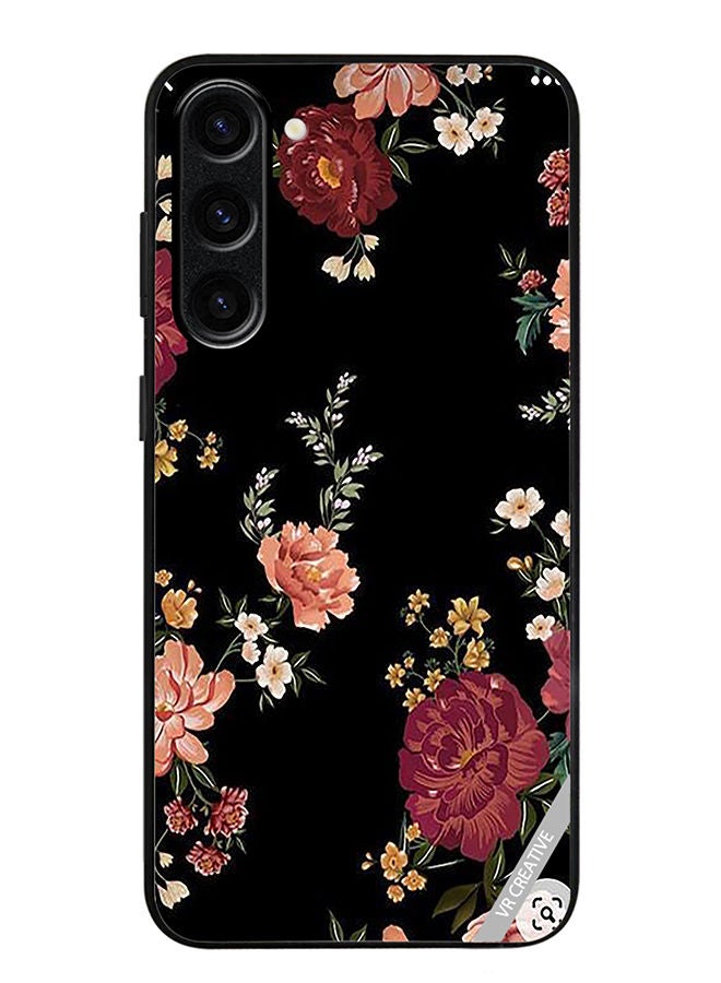 VR CREATIVE Protective Case Cover For Samsung Galaxy S23 Flower Design Multicolour - Image 1