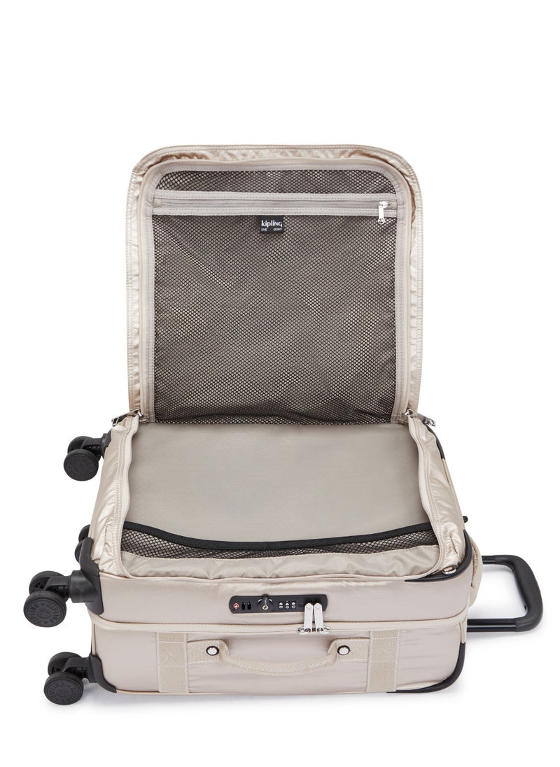 kipling Basic Plus Spontaneous Cabin 4-Wheeled Suitcase 53cm/21inches, 2.80kg, 37L, Mettalic Glow - Small  - Image 5