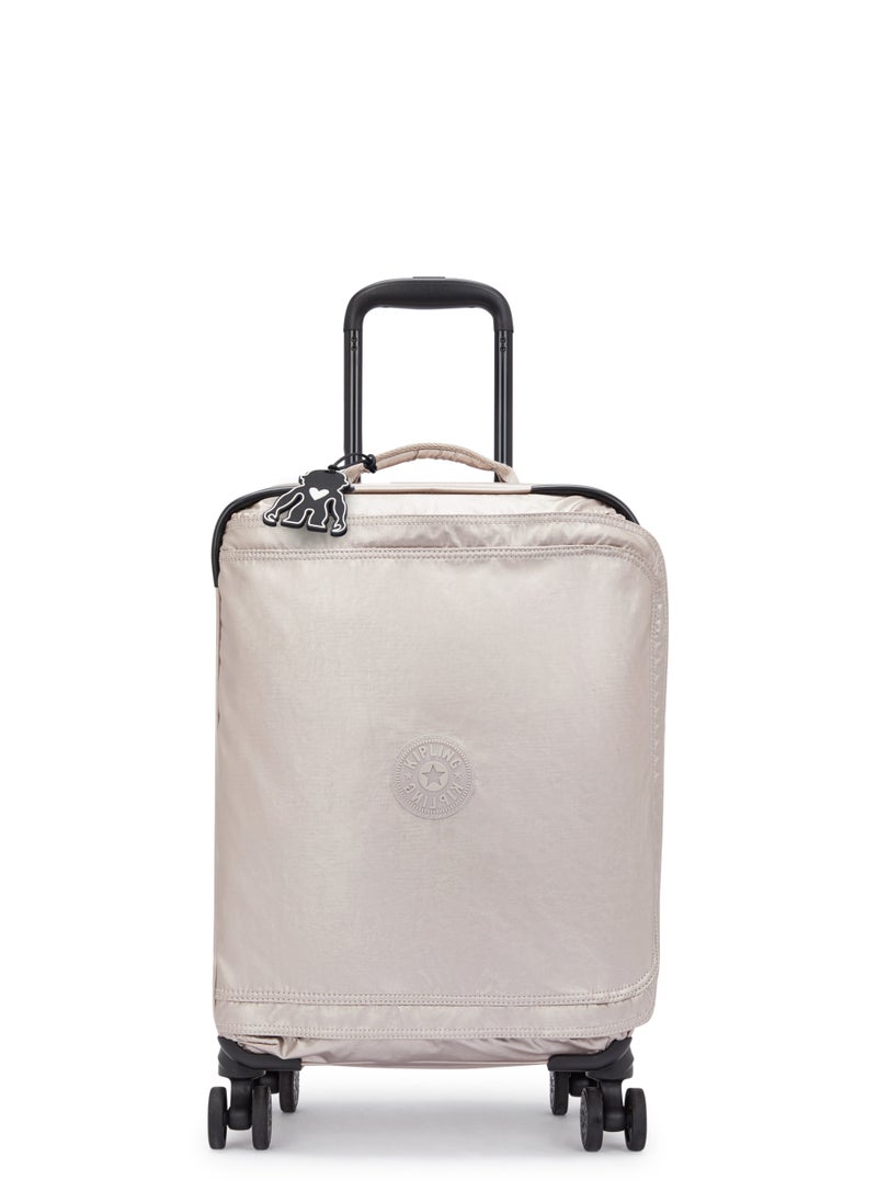 kipling Basic Plus Spontaneous Cabin 4-Wheeled Suitcase 53cm/21inches, 2.80kg, 37L, Mettalic Glow - Small  - Image 1