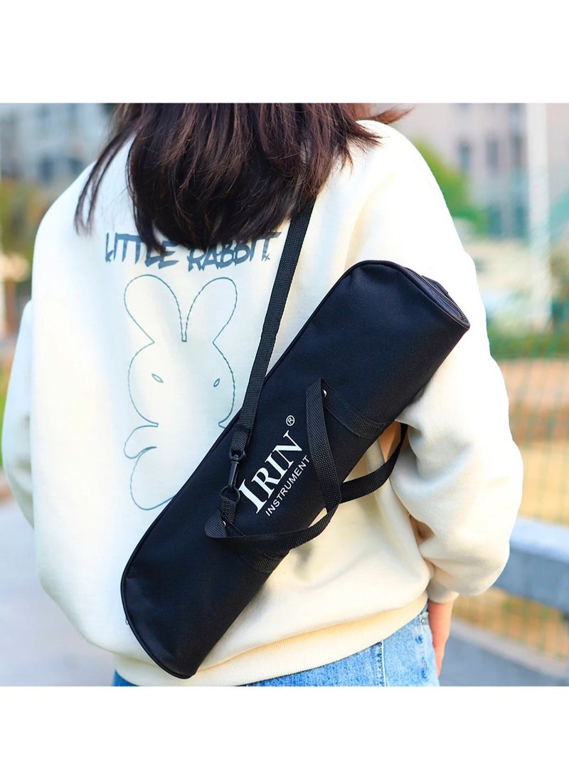 آيرين 32 مفتاحًا لآلة البيانو الموسيقية، أداة اللعب في الفصل الدراسي مع أنبوب نفخ للفم، جهاز فم هارمونيكا متين مع حقيبة حمل، قطعة لسان لوحة المفاتيح لمحبي الموسيقى المبتدئين، (أحمر) - Image 3