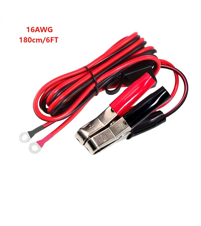 16 Gauge Tinned Copper Car Battery Jumper Cable Tin Plated Corrosion Resistant Long Service Life 2 Feet - Image 5