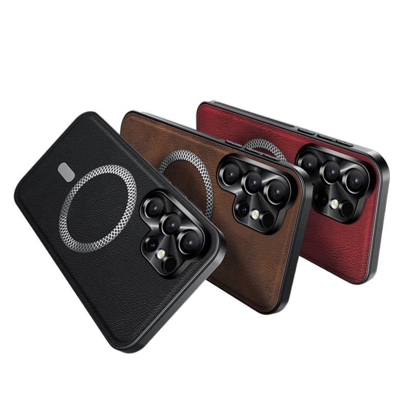 MagSafe Case | Black | TPU | Drop Protection | Strong Magnetic | Shockproof Cover for Samsung Galaxy S24 Ultra - Image 3