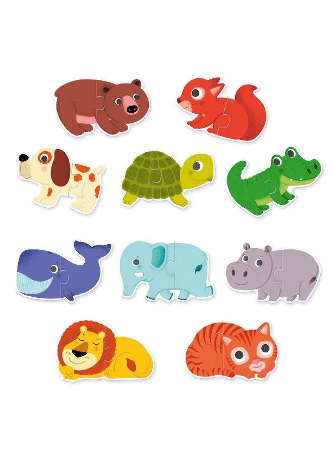 DJECO Animals Puzzle Duo