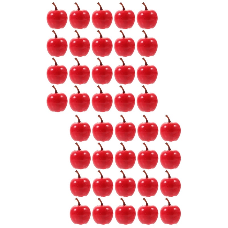 40 pcs Simulation Mini Model Ornament Realistic Model Fruit Model Ornament - Image 1