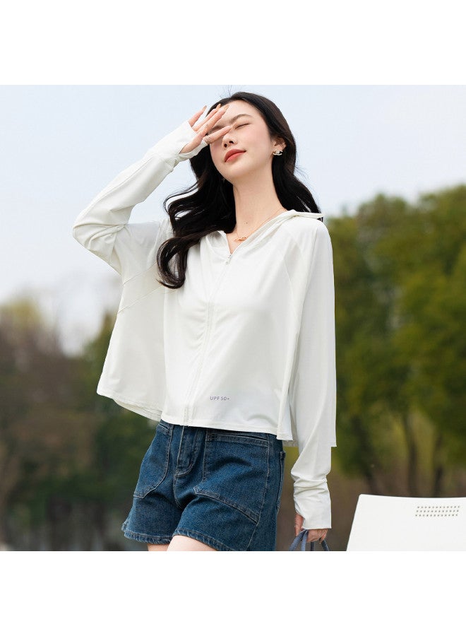 Baleno Women's Fashion Hooded Upf50+ Stretch Sun Protection Jacket - Uv-blocking Short Sleeve Sunshirt - Image 5