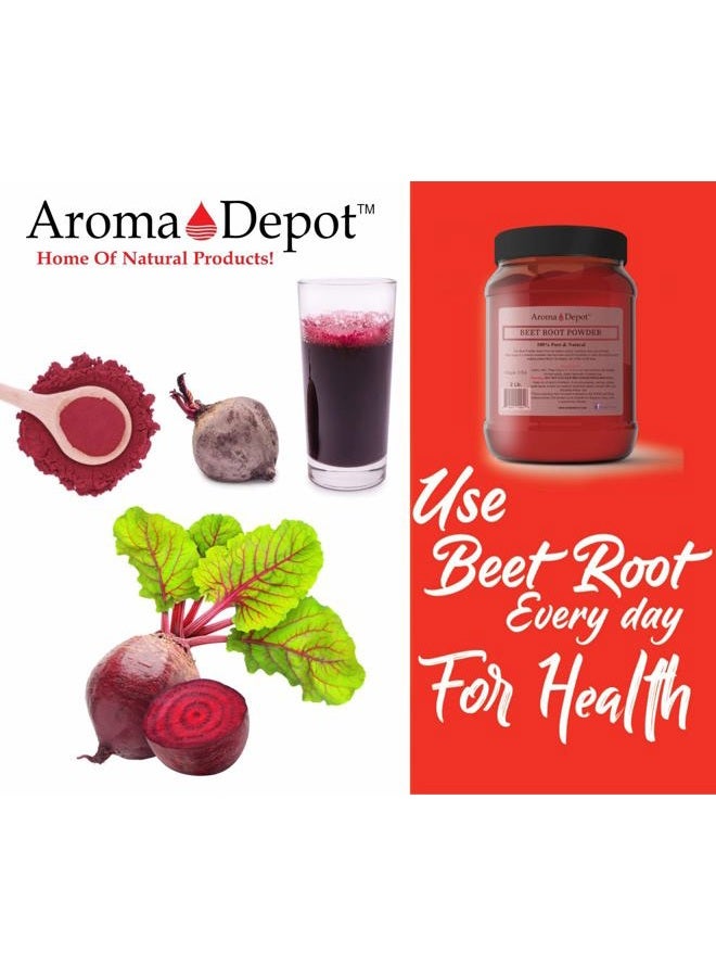 Aroma Depot Beet Root Powder 5 lb. Raw & Non-GMO I Vegan & Gluten Free I Nitric Oxide Booster I Boost Stamina and Increases Energy I Immune System Booster I 100% Natural - Image 3