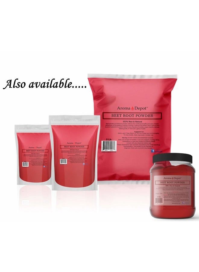 Aroma Depot Beet Root Powder 5 lb. Raw & Non-GMO I Vegan & Gluten Free I Nitric Oxide Booster I Boost Stamina and Increases Energy I Immune System Booster I 100% Natural - Image 2