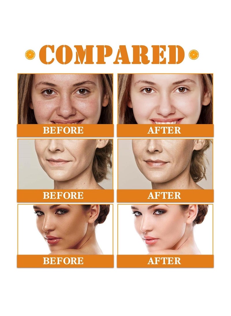 Jaysuing - Vitamin C Serum for Face, Anti Aging Face Serum with Vitamin C, Hyaluronic Acid, Vitamin E, Brightening Serum for Dark Spots, Even Skin Tone, Eye Area, Fine Lines & Wrinkles, 30ml Pack Of 3 - Image 1