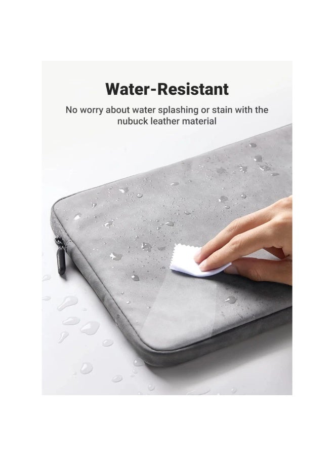 يو جرين حقيبة يوغرين مقاومة للماء للابتوب مقاس 14.9 بوصة – حافظة صدمات من جلد PU (رمادي) | UG-LP187-20476 - Image 3