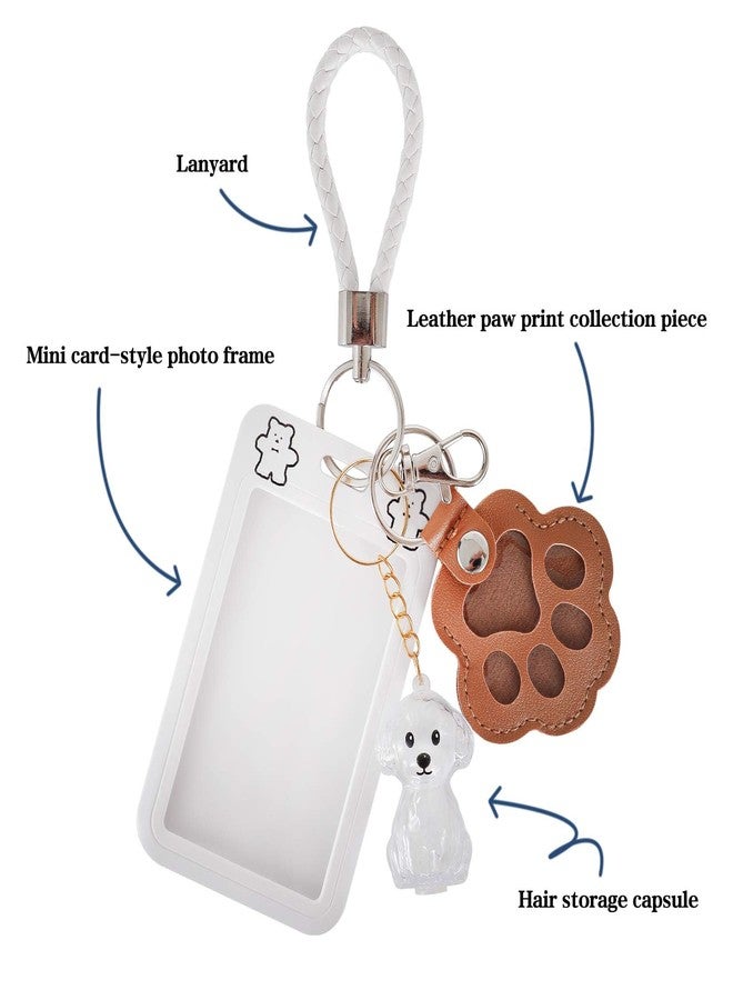 HouseUp (3-Piece) - Pet Fur Storage Capsules + Mini Pet Photo Frame Dog Hair Keepsake Keychain Set 01 - Image 5