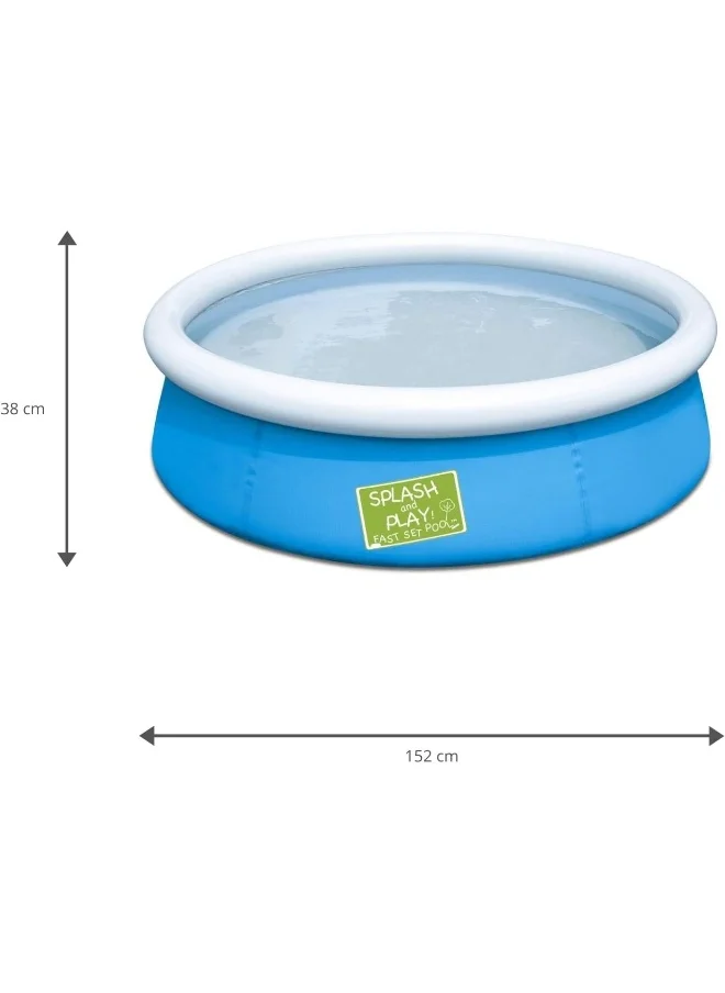Bestway 5' X 15"/1.52M X 38cm My First Fast Set Pool