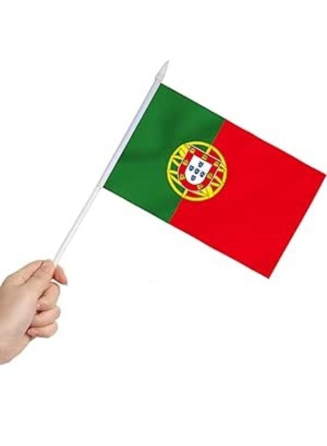 Generic Small Handheld Portugal Flag  - Image 1