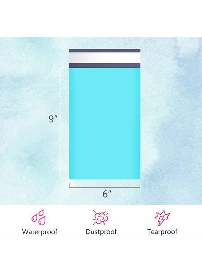 UCGOU 6x9 Inch 200Pcs Teal Poly Mailers Premium Shipping Envelopes Mailer Self Sealed Mailing Bags with Waterproof and Tear-Proof Postal Bags - Image 2