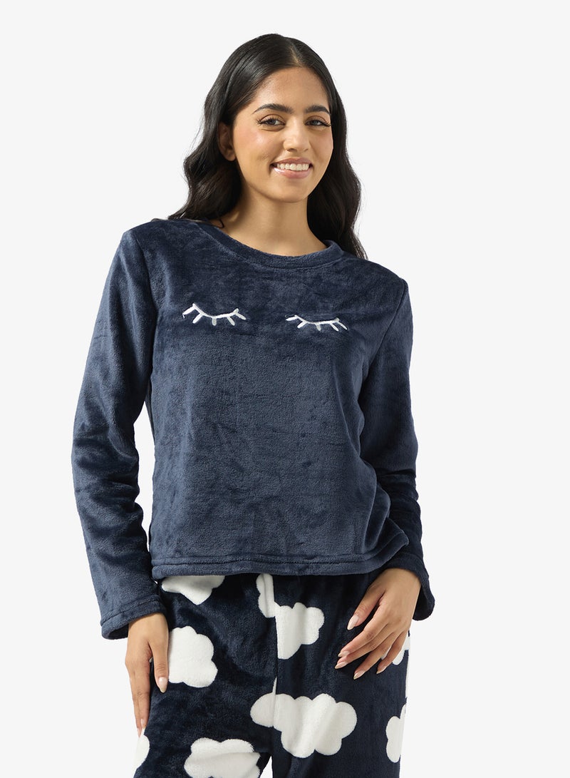 Ginger Cozy Fleece Top & Pant Set - Image 3