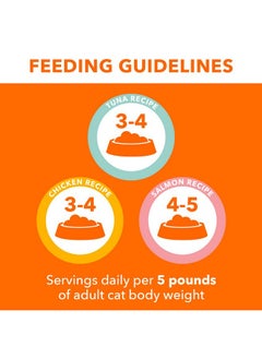 Iams IAMS Perfect Portions Adult Wet Cat Food Paté Variety Pack, Chicken, Salmon, and Tuna Recipes, 2.6 oz. Easy Peel Twin-Pack Trays (24 Count, 48 Servings)  - Image 5
