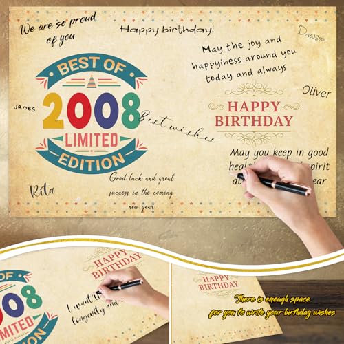 FANCYLUCKY Happy 18th Birthday Card Gifts for Him Her, Retro 18th Birthday Decorations for Boys Girls, Gifts for 18 Year Old Son Daughter - Image 4
