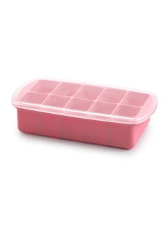 melii Silicone Baby Food Freezer Tray With Lid - Pink  - Image 3