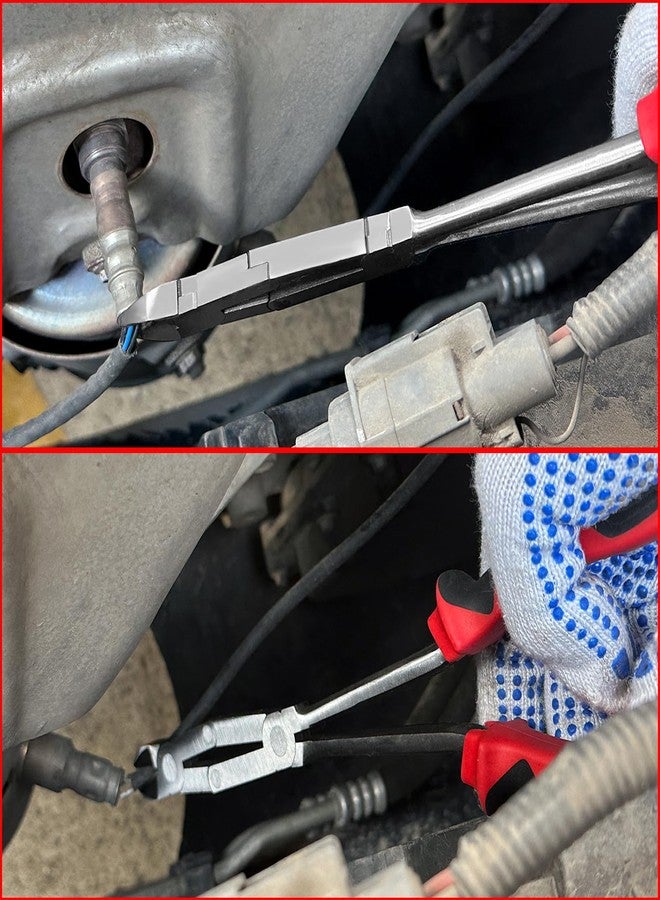 كماشة قطع الأسلاك ذات المحور المزدوج من LEONTOOL Long Reach XL، قواطع جانبية بمفصل مزدوج، كماشة قطع مركبة ذات مدى طويل للغاية، قواطع قطرية للمساحات الضيقة التي يصعب الوصول إليها - Image 3