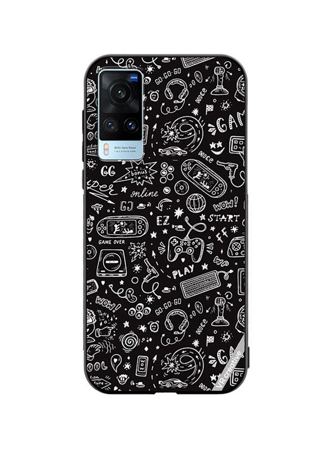 Protective Case Cover For Vivo X60 Layer Design Multicolour