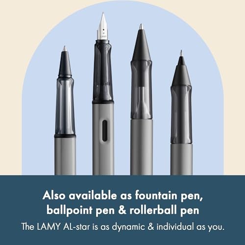 LAMY AL-star graphite - Mechanical Pencil with transparent, ergonomic grip & lightweight aluminum body - including LAMY M 41 fine line refill 0.5 mm & eraser tip - Image 4