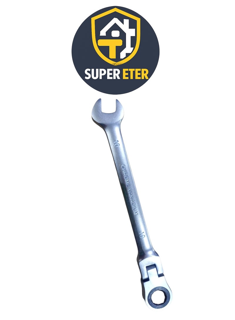سوبر  ايتير 2 قطعة مفتاح ربط مشترك مرن 10 مم من SUPER ETER – كروم فاناديوم – موديل 10005001 – وزن القطعة الواحدة 85 جرام × 2 - Image 5