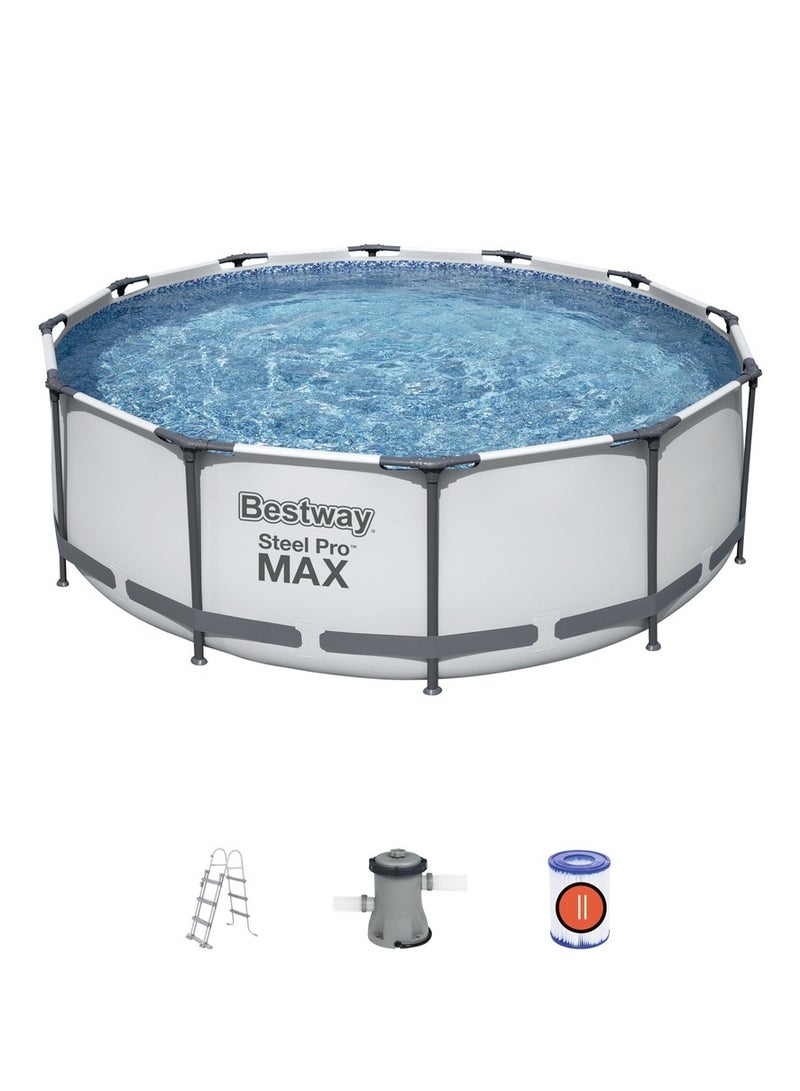 Bestway - Steel Pro MAX Frame Pool Complete Set with Filter Pump 366x122 cm - 56420 - Image 2