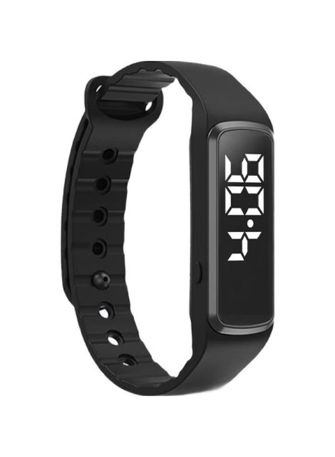 MAX-G Smart Bracelet For Men, Pedometer, Vibration Alarm, Running Fitness Timer, Electronic Watch For Students And Boys, Black - Image 3