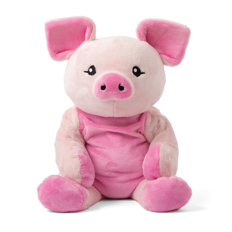 HUGIMALS Harper the Pig 20 Inch 4.5 lb Heavy Cute Sensory Weighted Comfort Plush | Large Unscented Washable Self Care Calming Stuffed Animal for Kids, Teens and Adults - Image 1