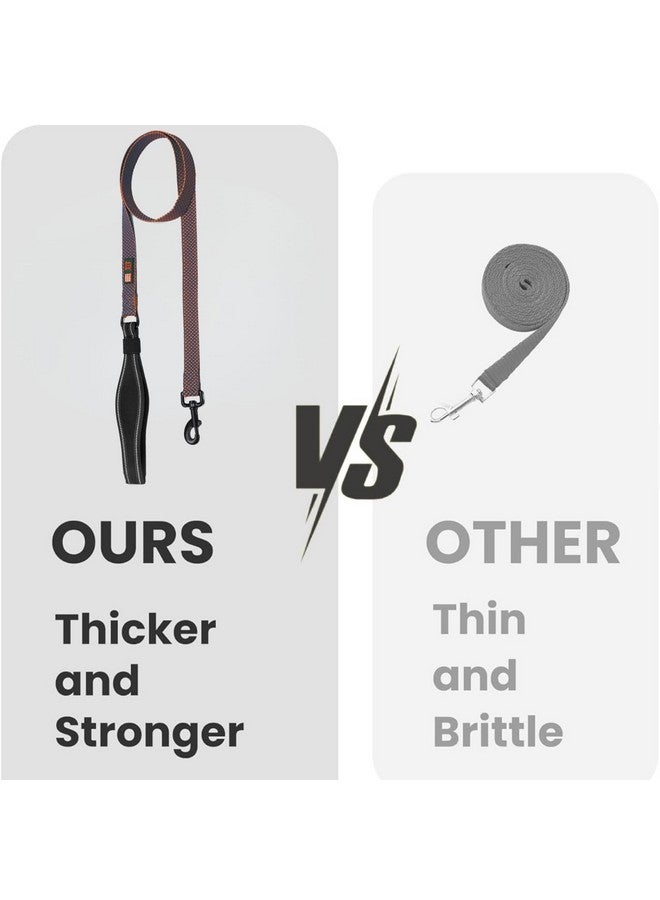 Emily Pets Nylon Dog Leash Durable Training Lead, Strong Padded Handle For Walking Running Of Small Medium, Large Dogs (Purple, Medium) - Image 2