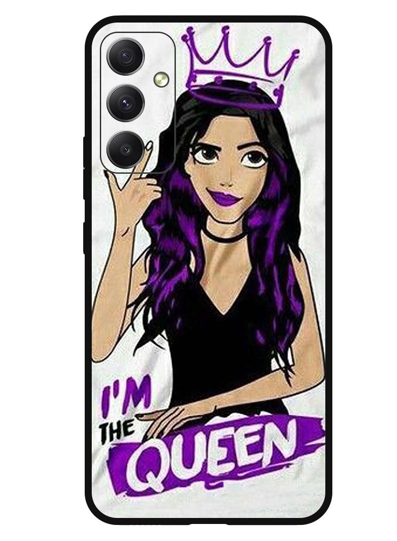 Theodor Protective Case Anti Scratch Shock Proof Bumper Cover For Samsung Galaxy A24 4G I Am Queen - Image 1