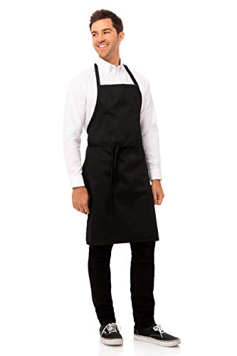 Chef Works Unisex Bib Apron without Pockets - Image 3
