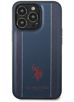 U.S. Polo Assn. Cg Mobile Leather Case Compatible With Iphone 14 Pro Max, Navy, Ushcp14  - Image 2