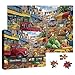Larkipuzz Colorful Farmers Market Puzzles for Adults 1000 Pieces Unique Vegetables Fruit Truck Jigsaw Puzzle Difficult Challenging Art Puzzles - Image 2