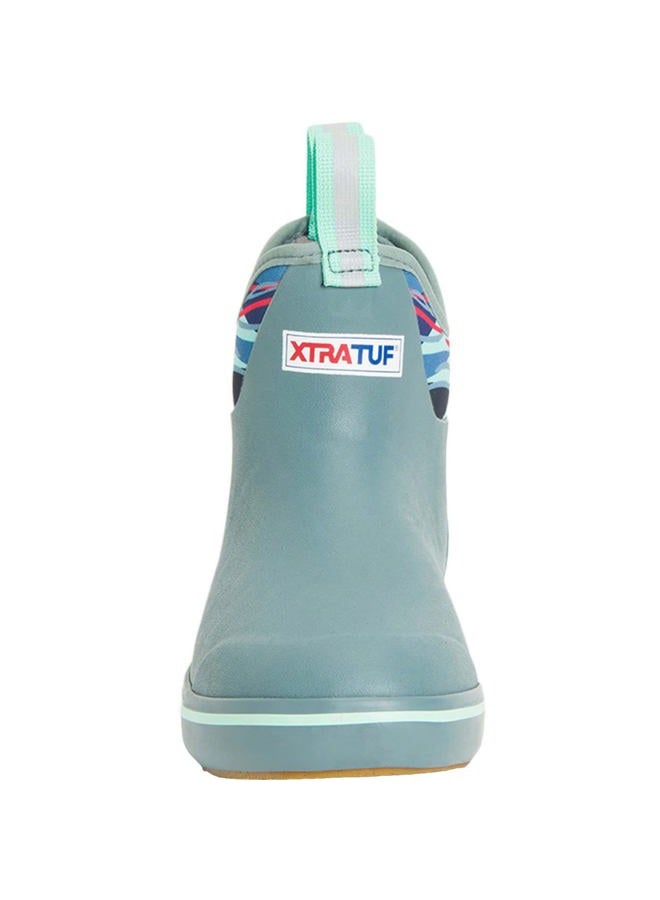 Xtratuf Women's 6 Inch Ankle Deck Boot, Trooper Blue/Beach Glas, 5 - Image 4