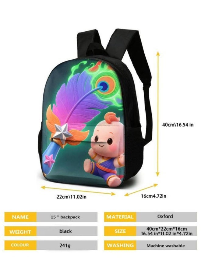 Bright Li Fire Fashion is unlimited! Cartoon bag three-piece set, suitable for a variety of scenes for students and teenagers (available for students, children, friends on outings, mountain climbing, schooling, etc.) - 9 - Image 5