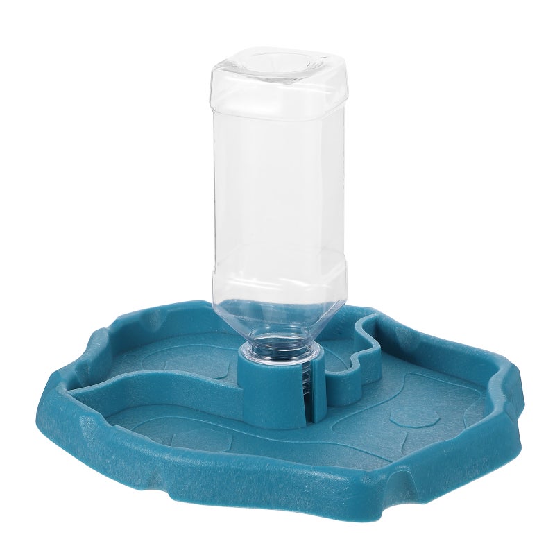 2pcs Automatic Reptile Water Dish and Food Bowl Dispenser Feeding Dish for Lizard Bearded Dragon Chameleon and Small Animals - Image 3