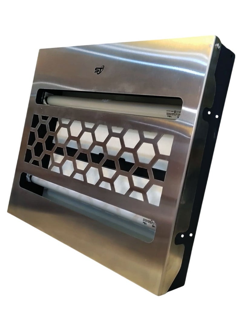 ALRAWDA Stainless Steel Flying Insect Light Trap, 2 UV Bulbs Thailand  - Image 2