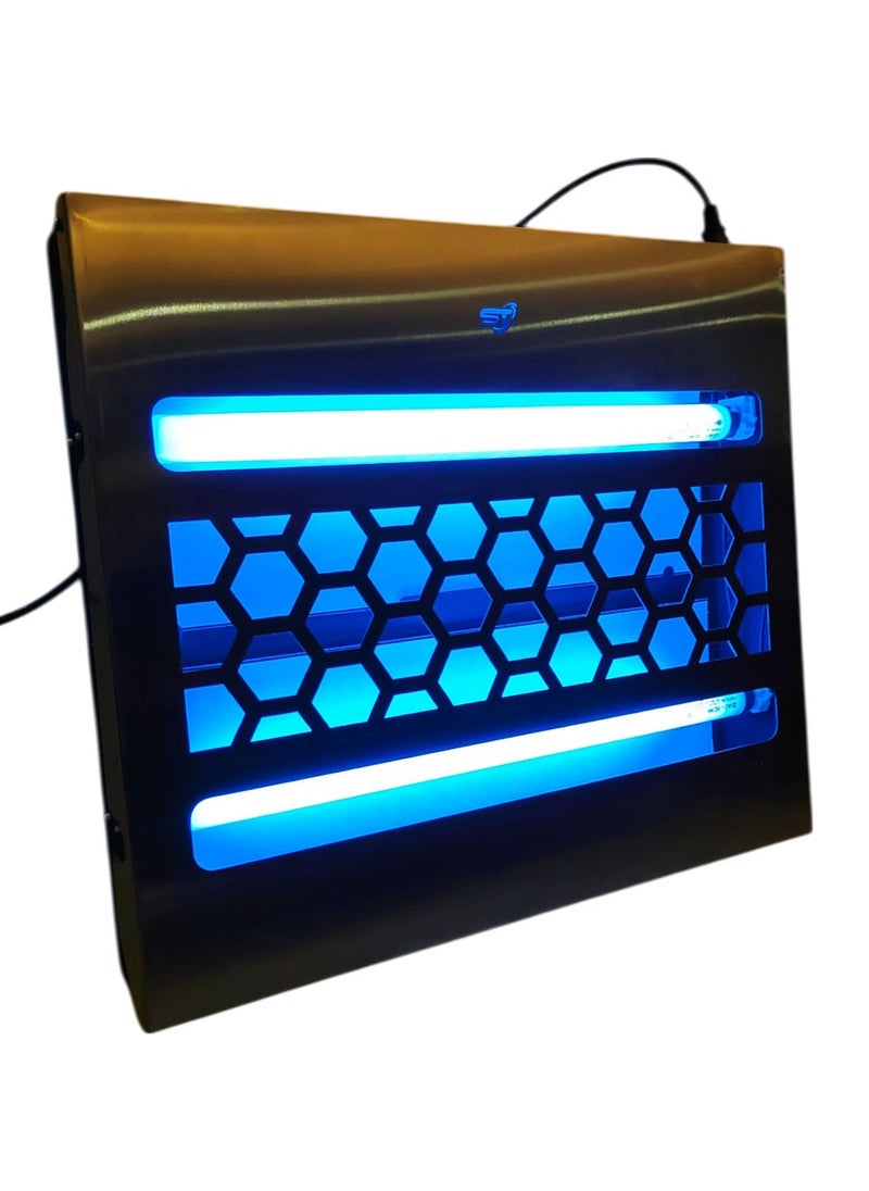 ALRAWDA Stainless Steel Flying Insect Light Trap, 2 UV Bulbs Thailand  - Image 3