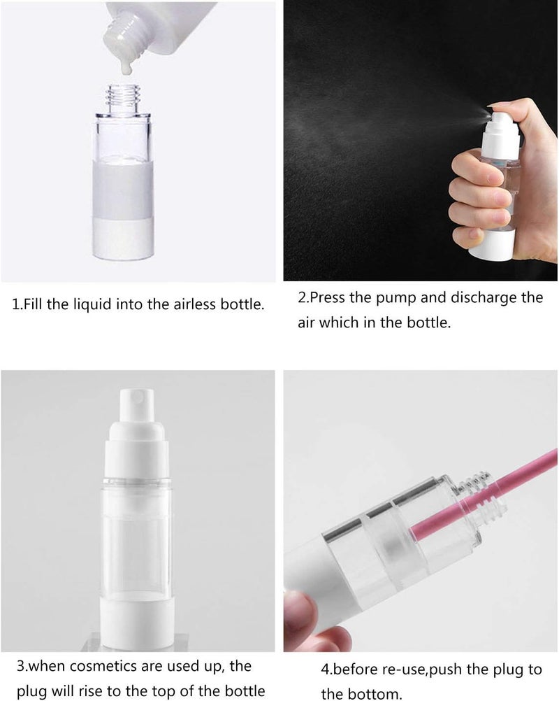 TrendBox 120ml Airless Spray Bottle - 4 Pack - Image 4