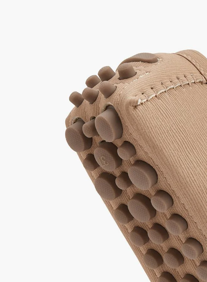 Renzo Ruganni BEIGE Women Slip-On Moccasins for Women | Best Price UAE