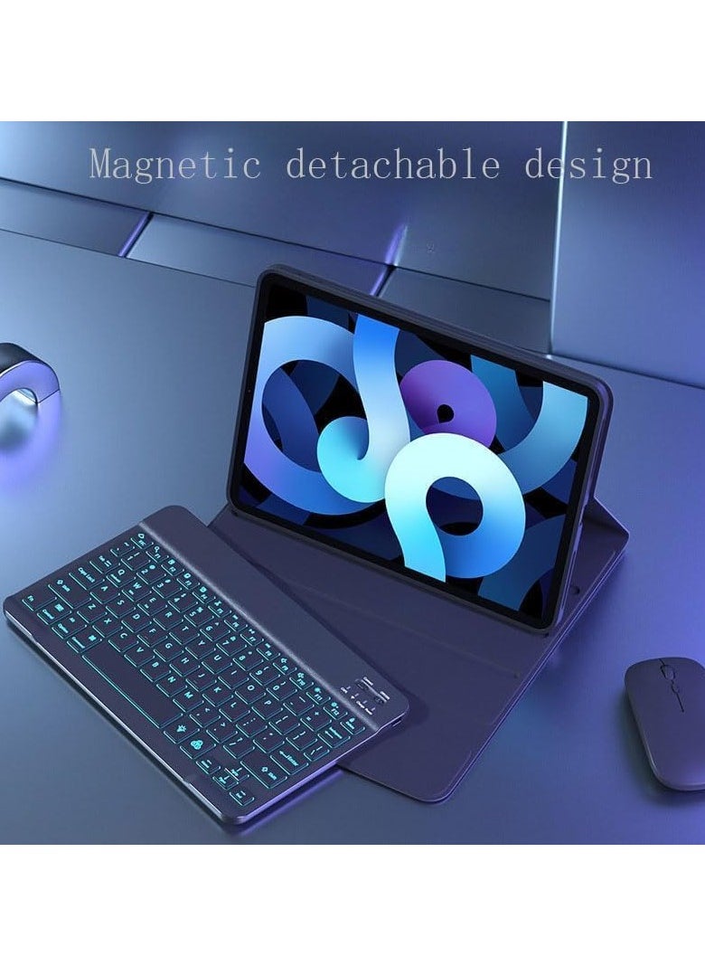 General - Backlight Keyboard Case for Xiaomi Pad 6/6 Pro 11 Inch,Multi-view Bracket,7-color Backlit Wireless Bluetooth Keyboard Case with Mouse - Image 1